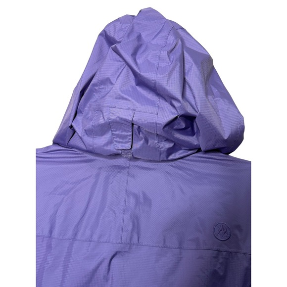 Marmot PreCip Rain Jacket Womens Medium Purple Waterproof Hooded Shell Gorpcore - Picture 8 of 15